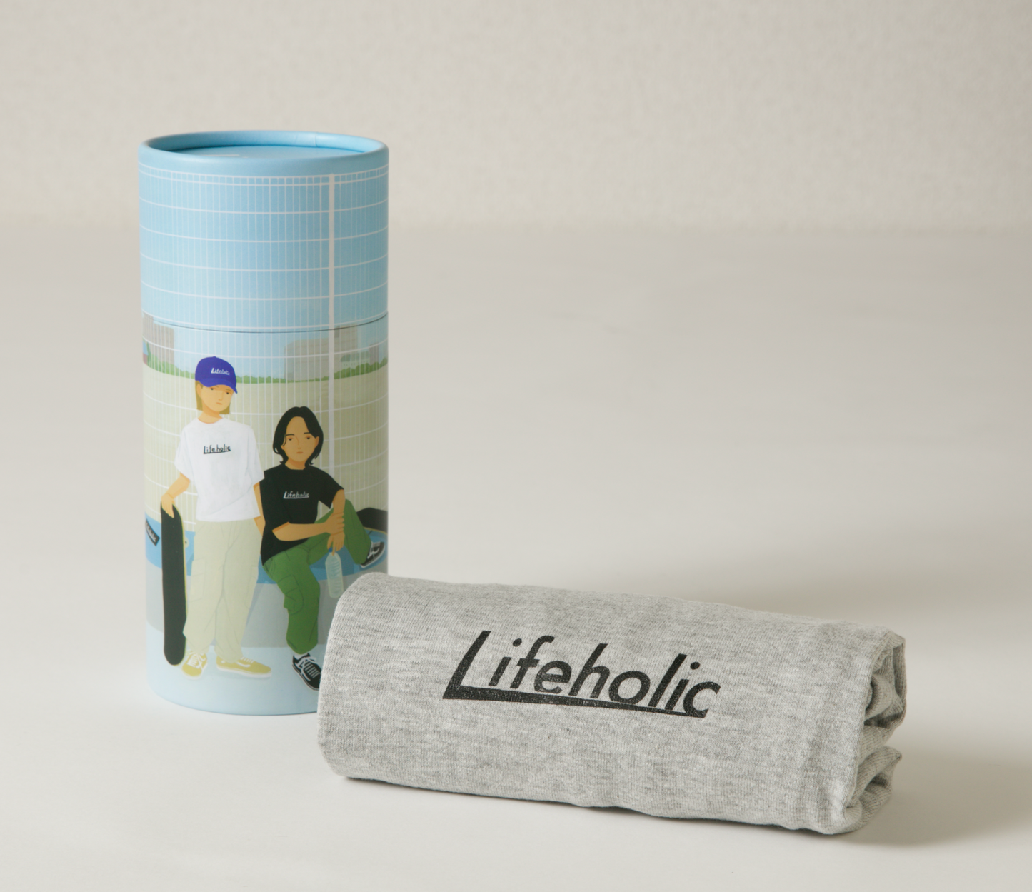 GIFT BOX【Lifeholic COLOR CAP + LOGO T-SHIRT White】