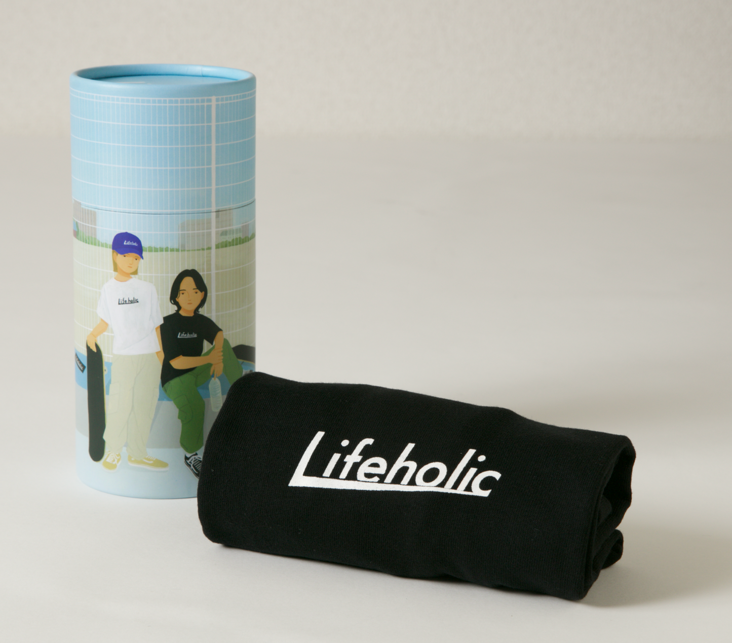 GIFT BOX【Lifeholic COLOR CAP + LOGO T-SHIRT White】