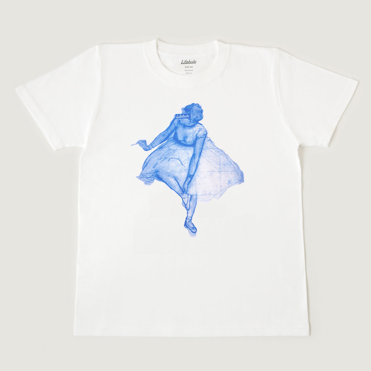 Degas T-SHIRT WHITE Blue