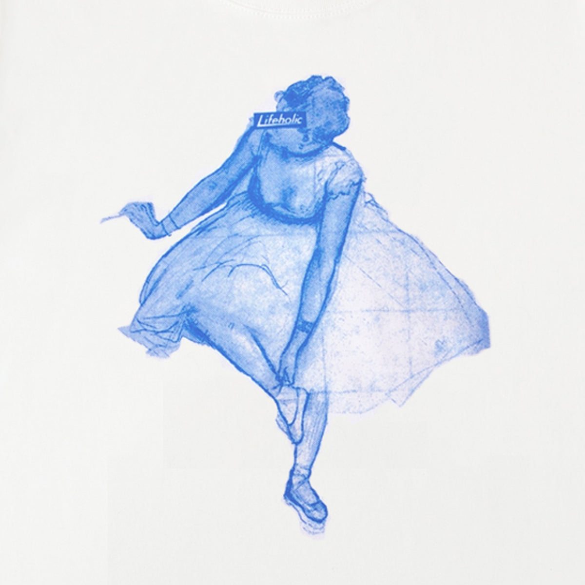 Degas T-SHIRT WHITE Blue