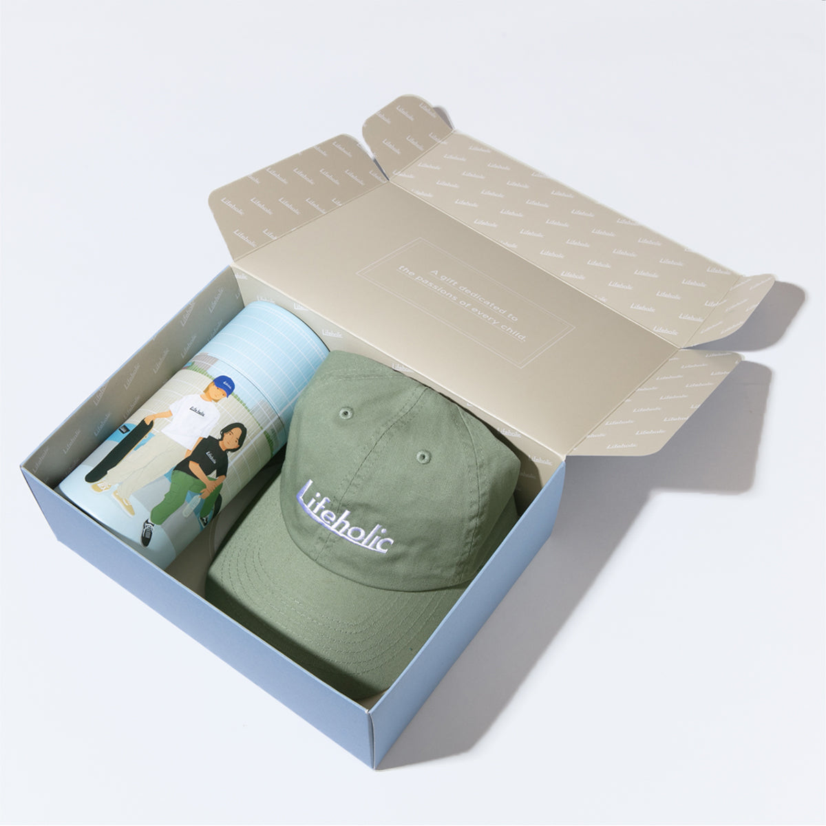 GIFT BOX【Lifeholic PASTEL COLOR CAP + GOGH`S CHAIR T-SHIRT】