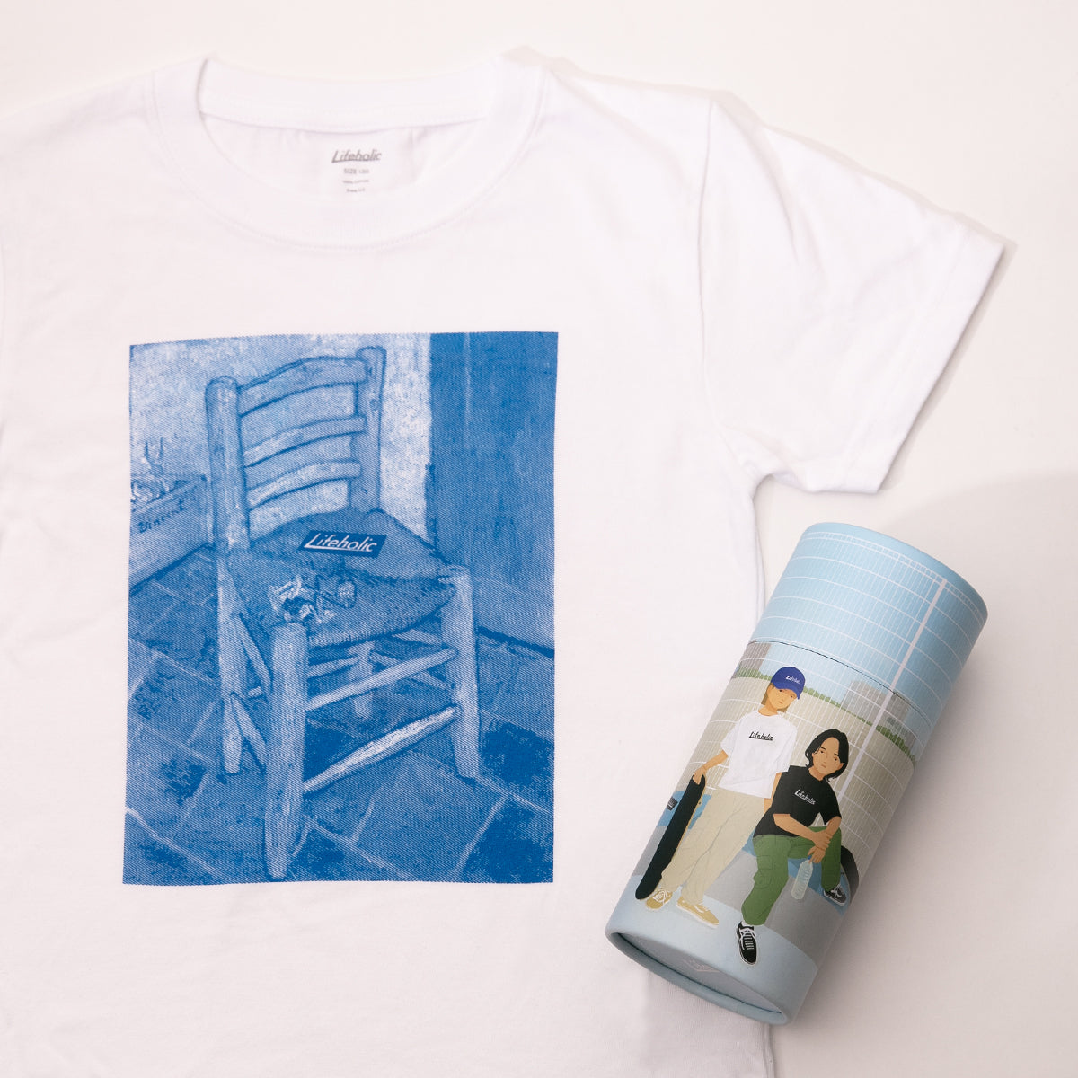 GIFT BOX【Lifeholic PASTEL COLOR CAP + GOGH`S CHAIR T-SHIRT】