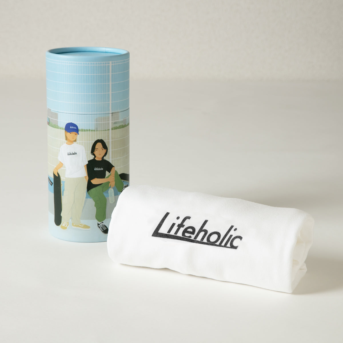 GIFT BOX【Lifeholic COLOR CAP + LOGO T-SHIRT White】