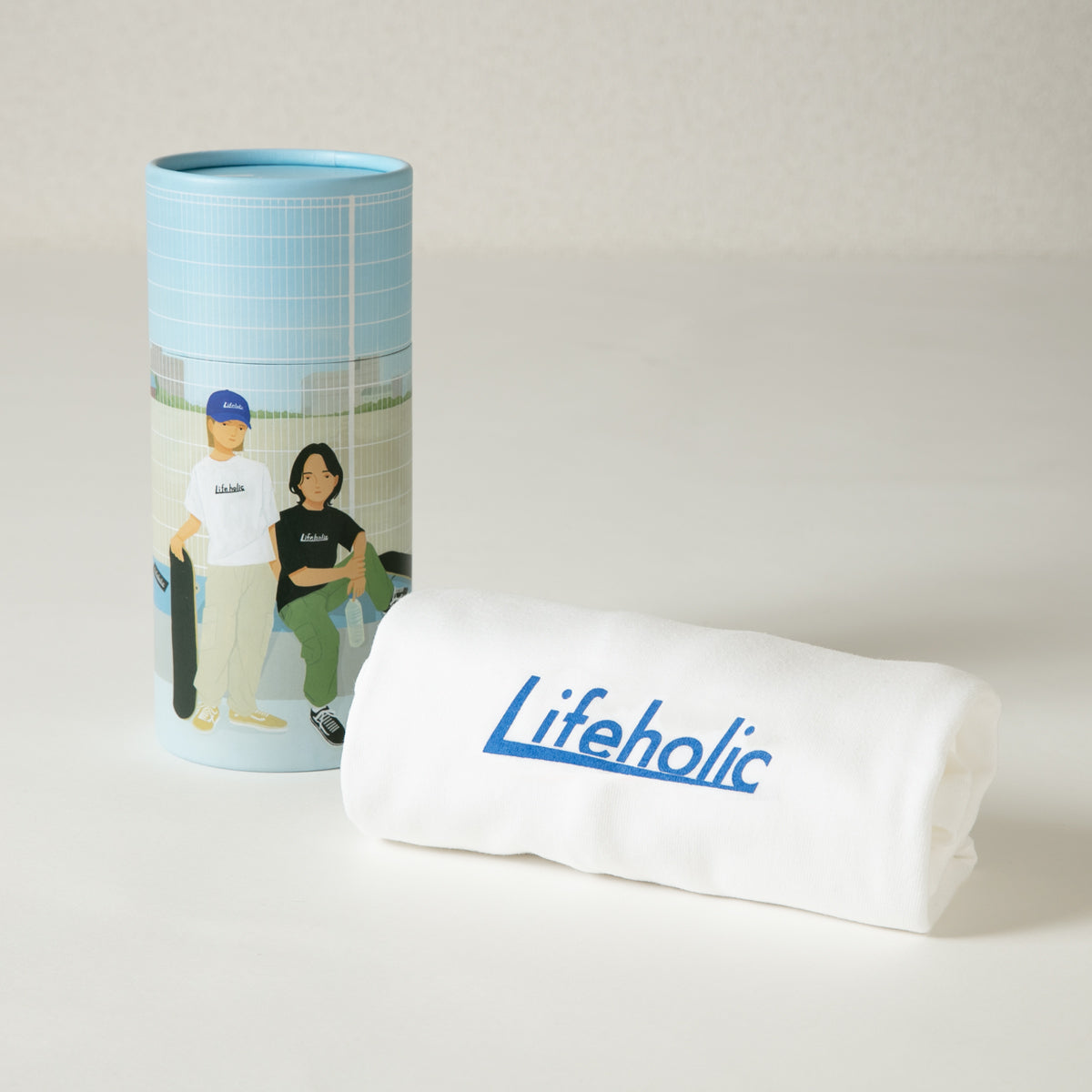 GIFT BOX【Lifeholic COLOR CAP + LOGO T-SHIRT White】