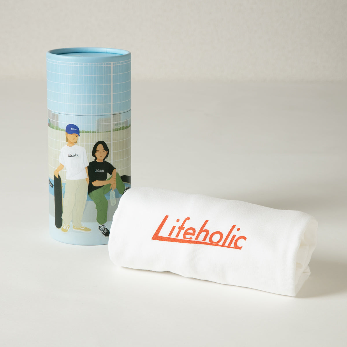GIFT BOX【Lifeholic COLOR CAP + LOGO T-SHIRT White】