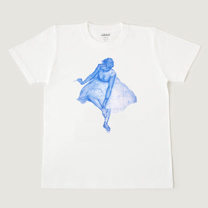 Degas T-SHIRT WHITE  Blue