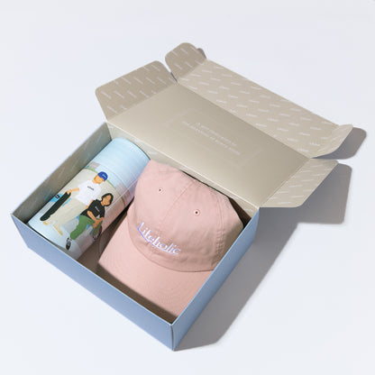 GIFT BOX【Lifeholic PASTEL COLOR CAP ＋ LOGO T-SHIRT】